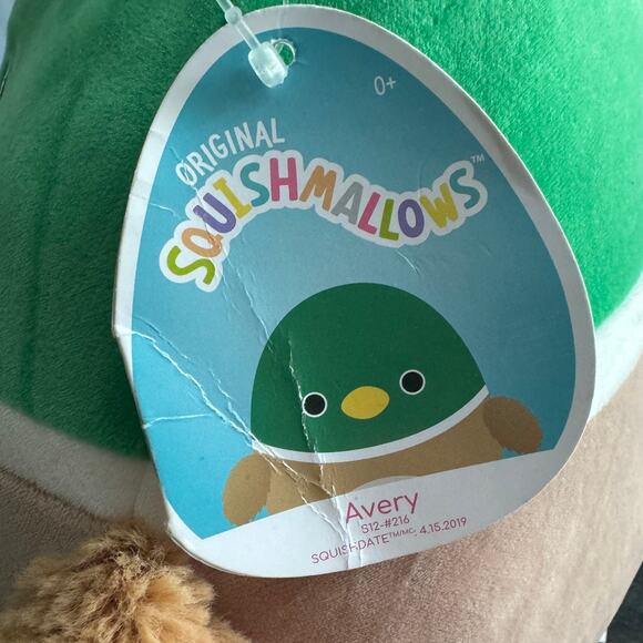 New With Tags‎ Squishmallow Avery The Mallard Duck Plush Toy 12" - Picture 3 of 5
